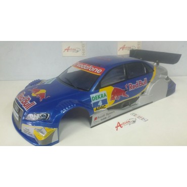 BOLHA AUDI A4 DTM RED BULL PARA ESCALA 1/10 ON-ROAD LARGURA 200mm PINTADA LYNX LHP1009 ARB